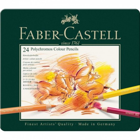 Chì Màu Polychromos, Hộp Thiếc 24 Màu